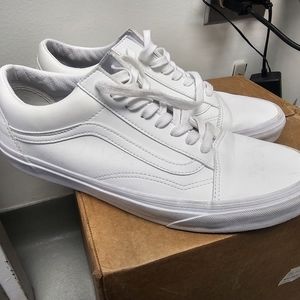 Mens white Van's size 11